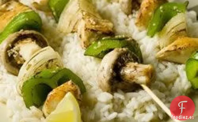 Brochetas de Pollo Marinadas