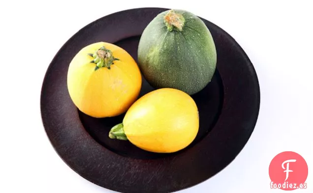 Calabacín Redondo Relleno Y Calabaza