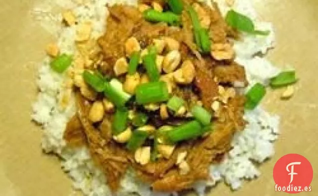 Cerdo Tailandés de Cocción Lenta con Arroz