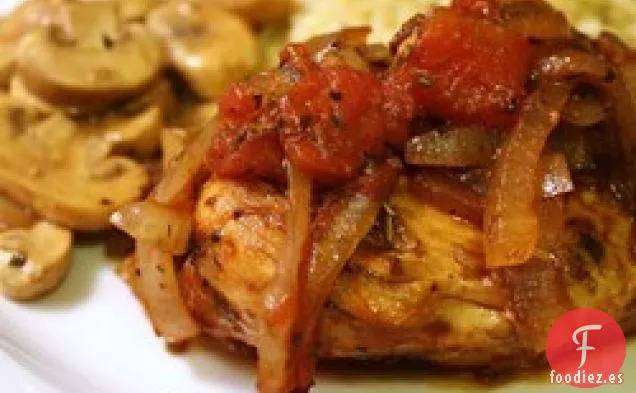 Pollo Balsámico Estofado