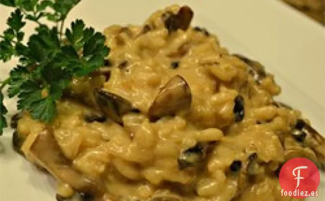 Risotto de Champiñones y Pimienta Portabello