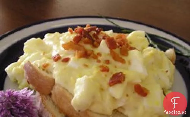 Huevos Cremosos en Tostadas
