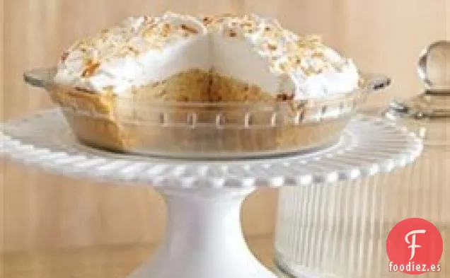 Pastel de Crema de Coco y Plátano