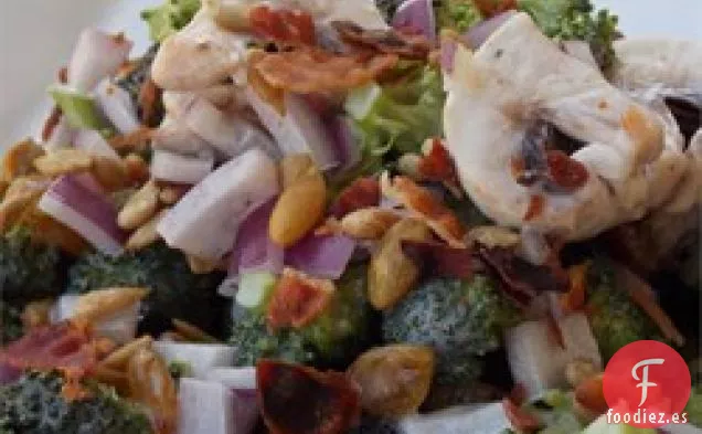 Ensalada de Brócoli con Champiñones