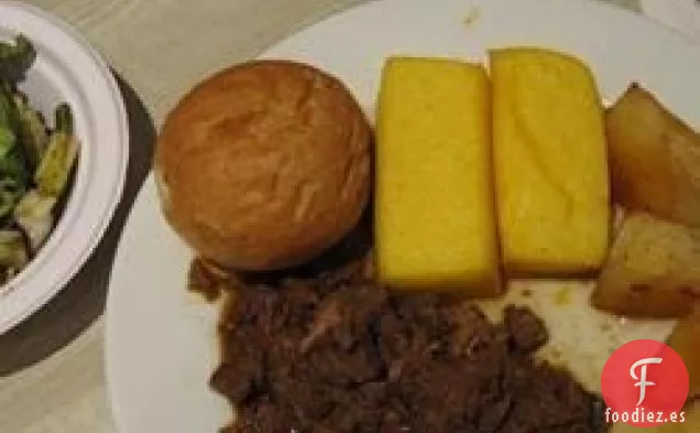 Sándwiches Asados de Alces Italianos de Cocción Lenta