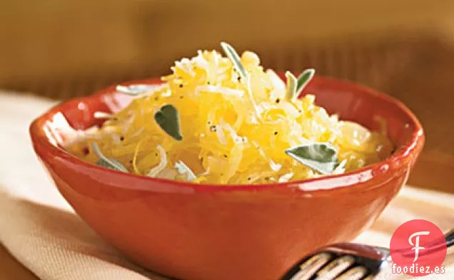 Calabaza Espagueti de Salvia y Limón