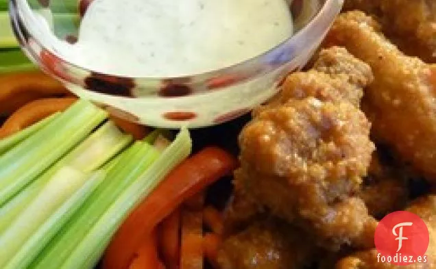 Alitas de Pollo de Búfalo Estilo Restaurante