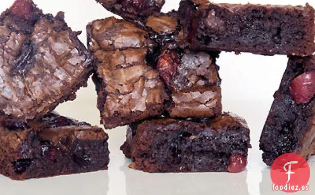 Brownies Agridulces de Chocolate y Cereza
