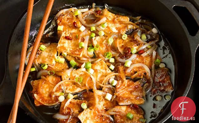 Tofu Cocido con Caramelo