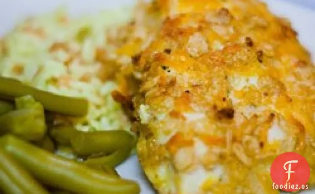 Pollo Al Horno con Queso Cheddar