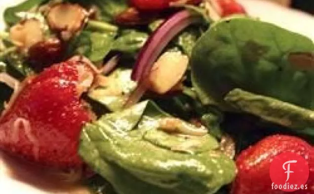 Ensalada de Daiquiri de Espinacas y Fresa
