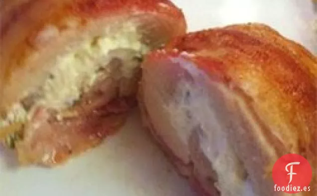 Pollo Cremoso Envuelto en Tocino