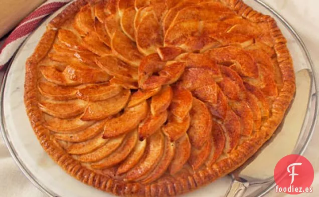 Tarta de Manzana con Costra Fina y Chile Chipotle en Polvo