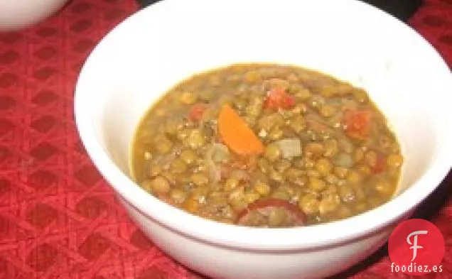 Sopa de Salchicha de Lentejas de Kris