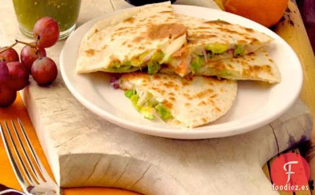 Quesadillas de Flor de Calabaza con Aroma a Naranja