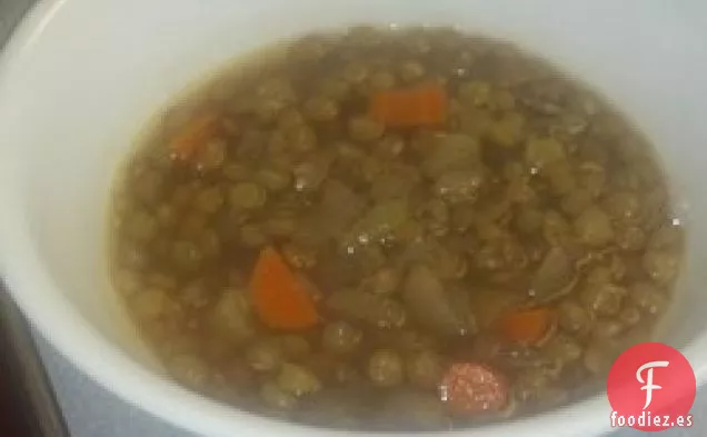 Sopa de Lentejas Picante