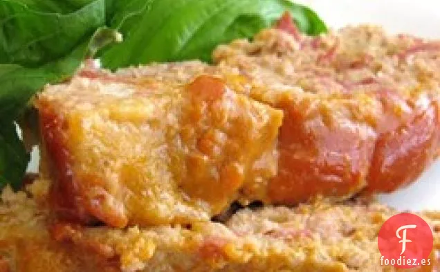 Pastel de Carne con Hamburguesa de Pavo y Queso