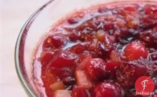 Chutney de Arándano, Manzana y Jengibre fresco