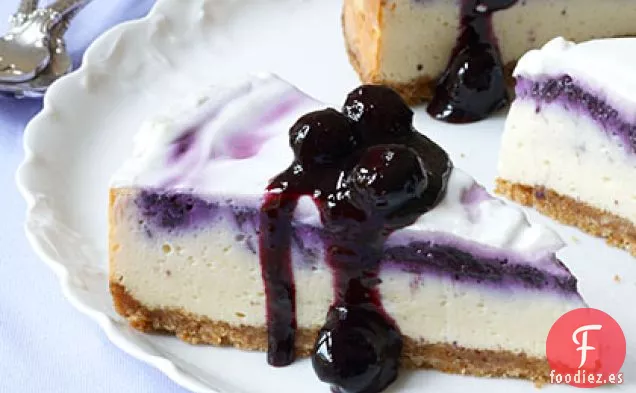 Tarta de Queso de Arándanos
