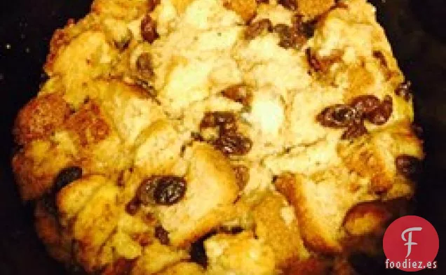 Budín de pan en la Olla de cocción Lenta