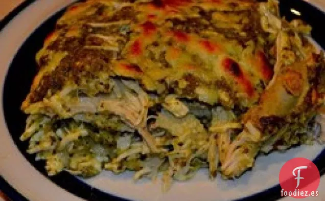 Enchiladas Verdes de Pollo