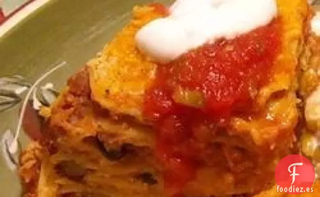 Pastel de Tortilla de Siete Capas