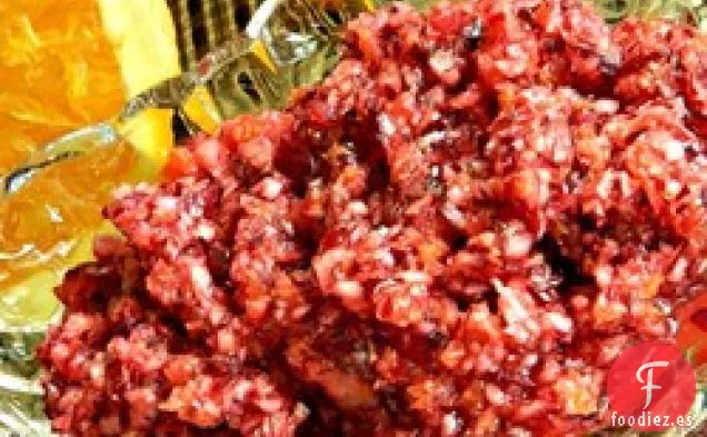 Condimento de Naranja y Arándano Fácil
