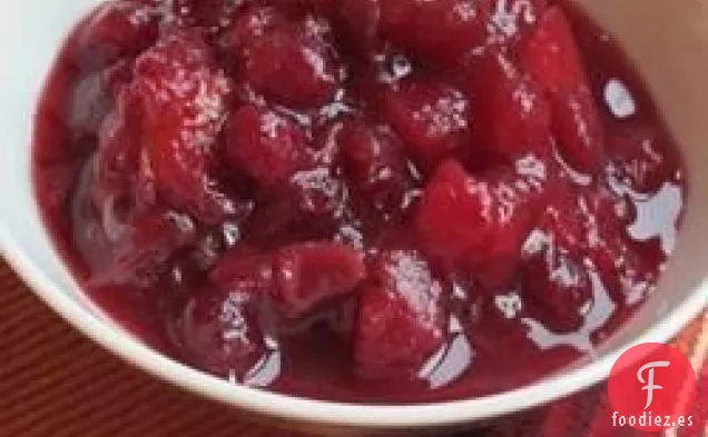 Chutney Picante de Membrillo y Arándanos