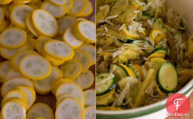 Receta de Gratinado de Calabaza de Verano