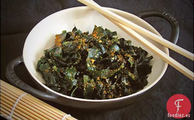 Ensalada Wakame Wonder con Aderezo Casero Orgánico de Hojas