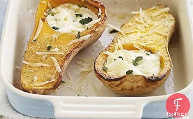Calabaza Asada Con Mascarpone, Parmesano y Salvia