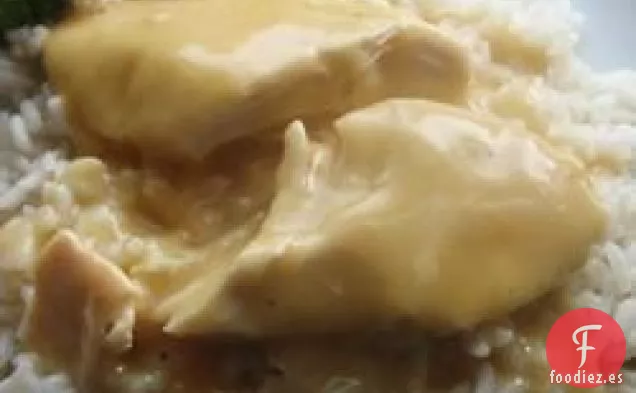 Volcado de Cocción Lenta y Pollo con Queso