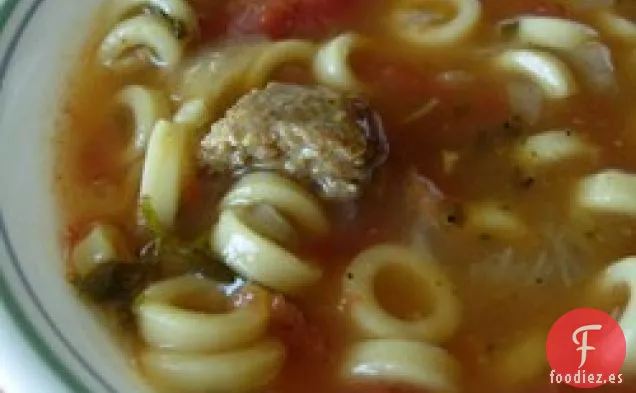 Sopa de Salchichas de Jackie