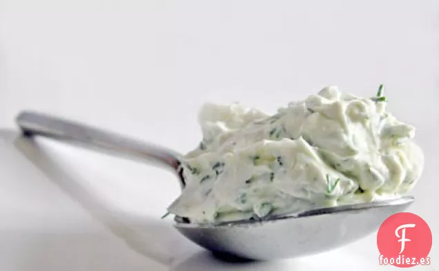 Crema de Queso de Eneldo y Cebollino Para Untar