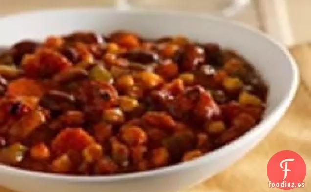 Chile Vegetariano de Cocción Lenta