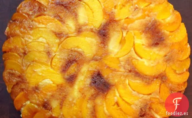 Pastel de Melocotón Boca Abajo