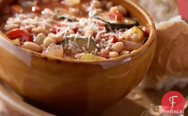 Sopa de Frijoles con Verduras del Show-Me-State
