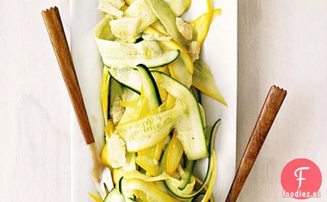 Cintas de Calabaza de Verano con Limón y Parmesano