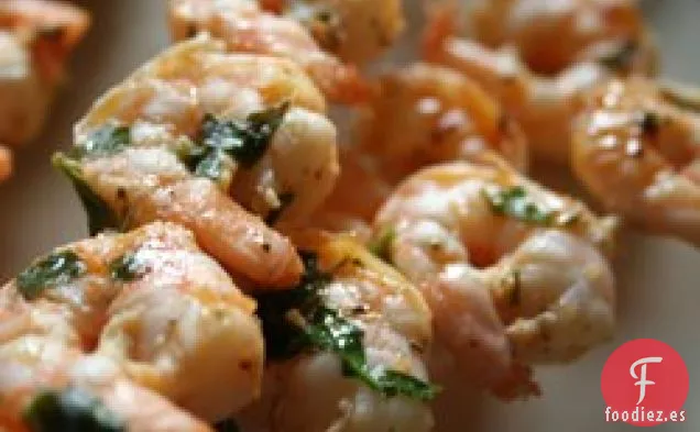 Camarones Marinados a La Parrilla