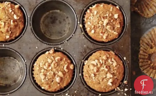 Muffins De Calabaza, Manzana Y Avellana