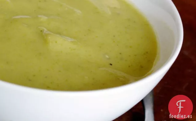 Sopa de Ajo de Calabacín