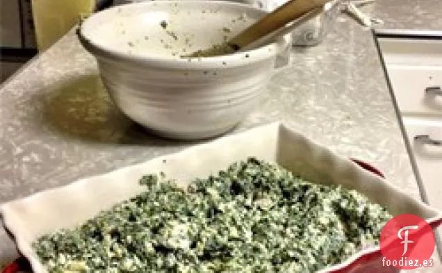 Cazuela de Alcachofa con Espinacas Increíble