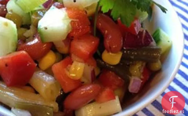 Ensalada de Frijoles Dulces y Picantes de la Abuela
