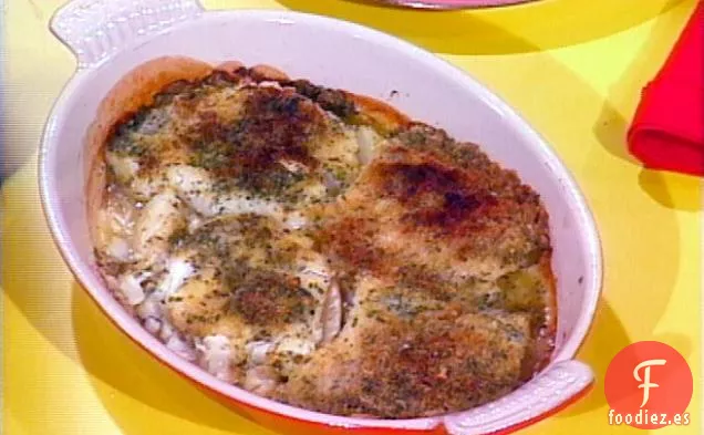 Bacalao Asado al Horno con Costra de Hierbas