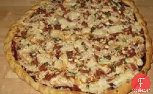Pizza de Pollo Apta para el Marido