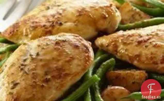 Pollo con Ajo y Patatas