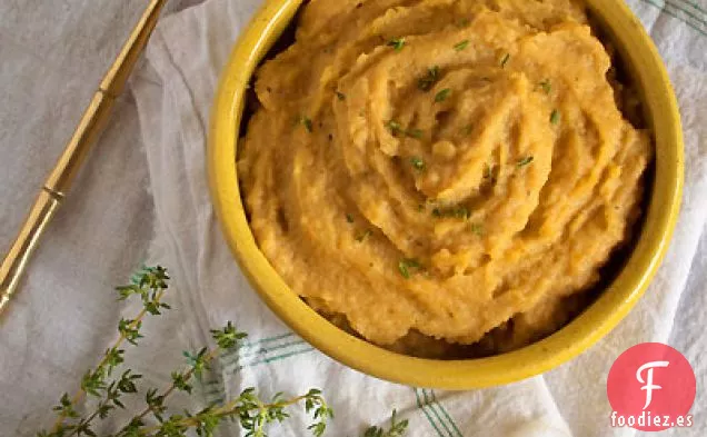 Puré de Colinabo con Mantequilla Marrón y Mascarpone