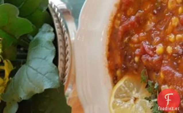 Sopa de Verduras de Frijoles Negros