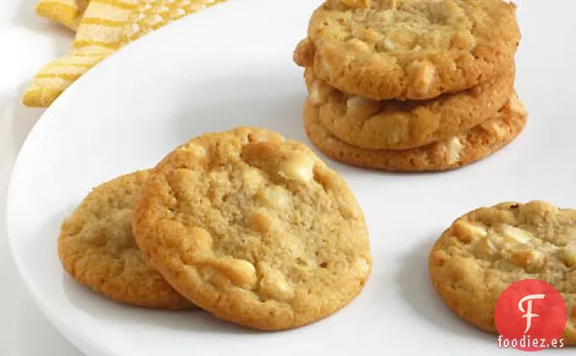 Galletas con Chispas de Chocolate Blanco de Nuez de Macadamia