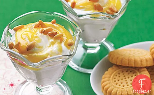 Yogur Griego a Limón con Galletas de Mantequilla